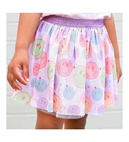 Sweet Wink Little and Big Girls Smiley Face Tutu Skirt