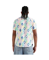 Campus Sutra Men's EcoLiva Rhombus Strokes Shirt