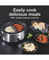 Proctor Silex 6 Quart Double-Dish Slow Cooker - 33563