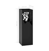 vidaXL Umbrella Stand Stones Steel