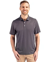 Cutter & Buck Men's Pike Eco Symmetry Print Stretch Recycled Polo Shirt