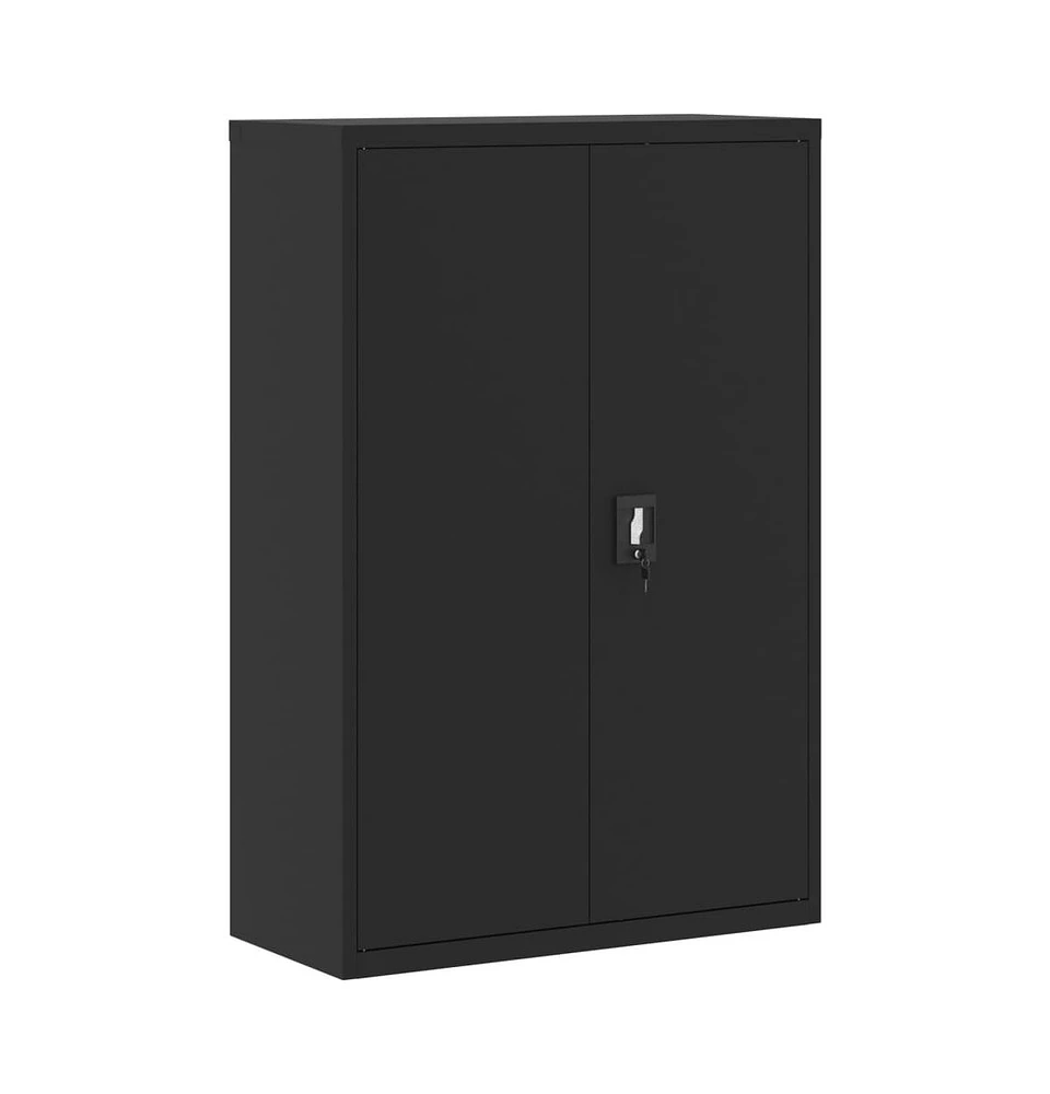 vidaXL File Cabinet 35.4"x15.7"x55.1" Steel