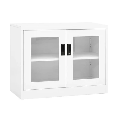 vidaXL Office Cabinet 35.4"x15.7"x27.6" Steel