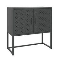 vidaXL Sideboard Anthracite 29.5"x13.8"x29.5" Steel