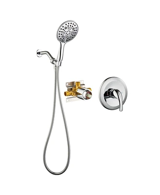 Simplie Fun 6 In. Detachable Handheld Shower Head Shower Faucet Shower System