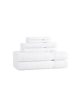 Arkwright Home Admiral Washcloths (12 Pack), 12x12 in., Cotton Poly Blend, White