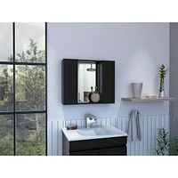 Ellegrini 1-Drawer Medicine Cabinet Wengue