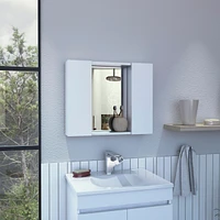 Ellegrini 1-Drawer Medicine Cabinet White