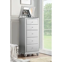 Streamdale Furniture Maverick Lingerie Chest, Platinum