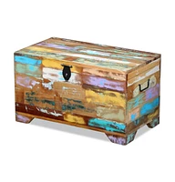 vidaXL Storage Chest Solid Reclaimed Wood