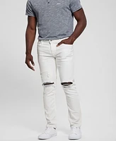 Guess Men's Finnley White Tapered Jeans