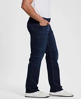 Guess Men's Dark Wash Regular Straight Jeans