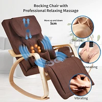 Streamdale Furniture Full Massage Function-Air Pressure-Comfortable Relax Rocking Chair, Lounge Chair Relax Chair