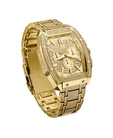 Jbw Men's Echelon Platinum Series Diamond (3 ct. t.w.) 18K Gold-Plated Stainless Steel Watch, 41Mm