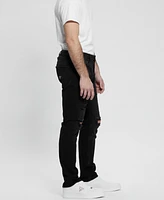 Guess Men's Finnley Black Tapered Jeans