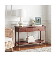 Safavieh Tudor 2 Drawer 1 Shelf Console Table