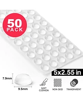 Zulay Kitchen Cabinet Bumpers Clear Adhesive Pads 50-Pc