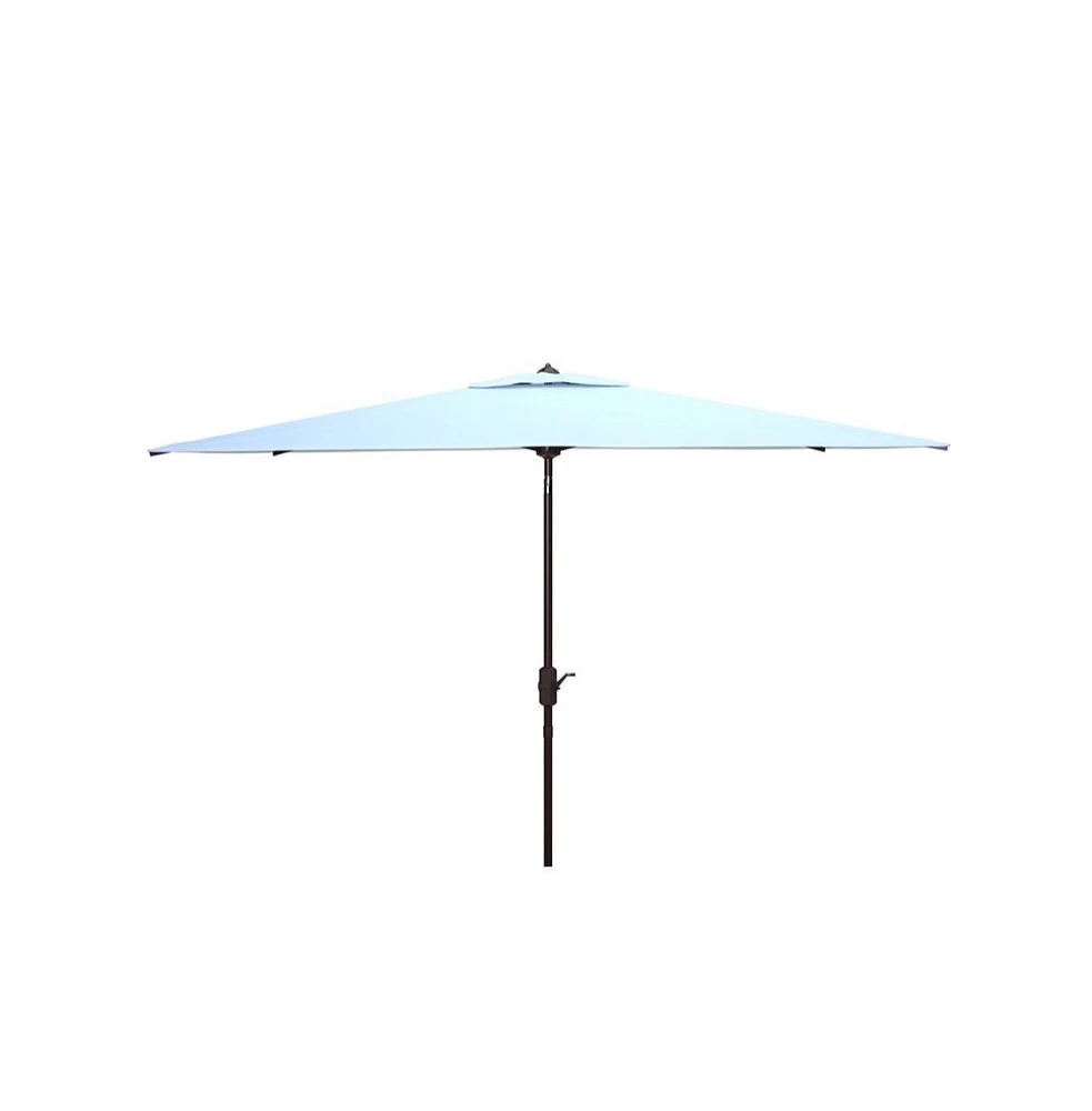 Safavieh Athens 6.5 X 10 Ft Rect Crank Umbrella