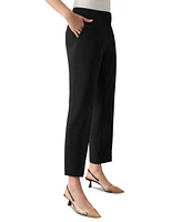 Kasper Petite Dart-Detail Cropped Pants