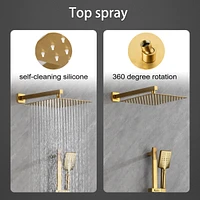 Complete Shower System with Multiple Components