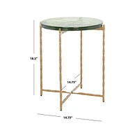 Safavieh Tengah Round Glass Accent Table