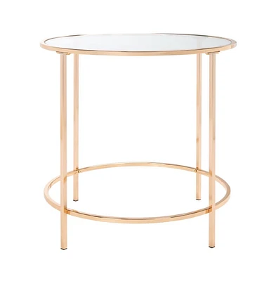 Safavieh Kolby Round Glass Side Table