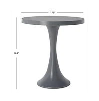 Safavieh Galium Aluminum Round Top Side Table