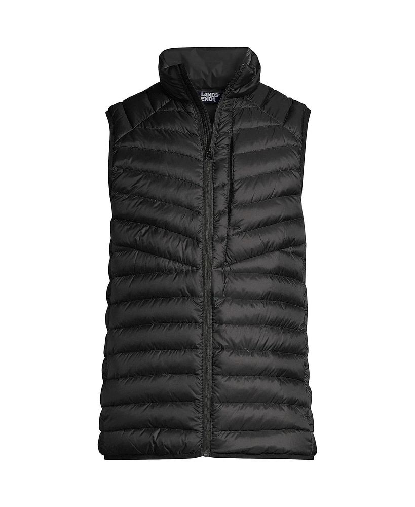 Lands' End Big & Tall Wanderweight Ultralight Packable Down Vest