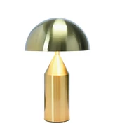 Storied Home Metal Electroplated Table Lamp for Bed and Desk Brass