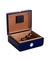 Bey-Berk Carbon Fiber Design 40 Cigar Humidor