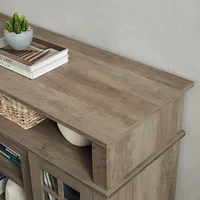 Modern Tv Stand for 65" Tv with Storage Space, Wash 58.25"x15.75"x32"