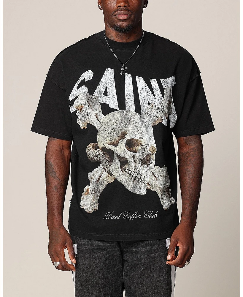 Saint Morta Men's Dead Coffin Club Boxy T-Shirt