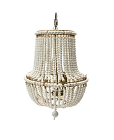 Storied Home Draped Wood Bead Chandelier