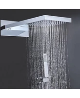 Streamdale Furniture Dual Shower Heads and Handheld with Valve