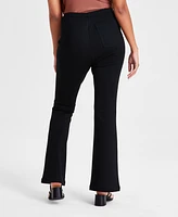 Bar Iii Petite Ponte Flare-Leg Pants, Created for Macy's