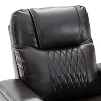 Streamdale Furniture Power Motion Recliner with Usb Charging and Arm Storage