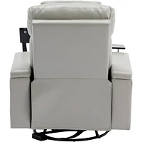 Power Swivel Recliner with Home Theater Features