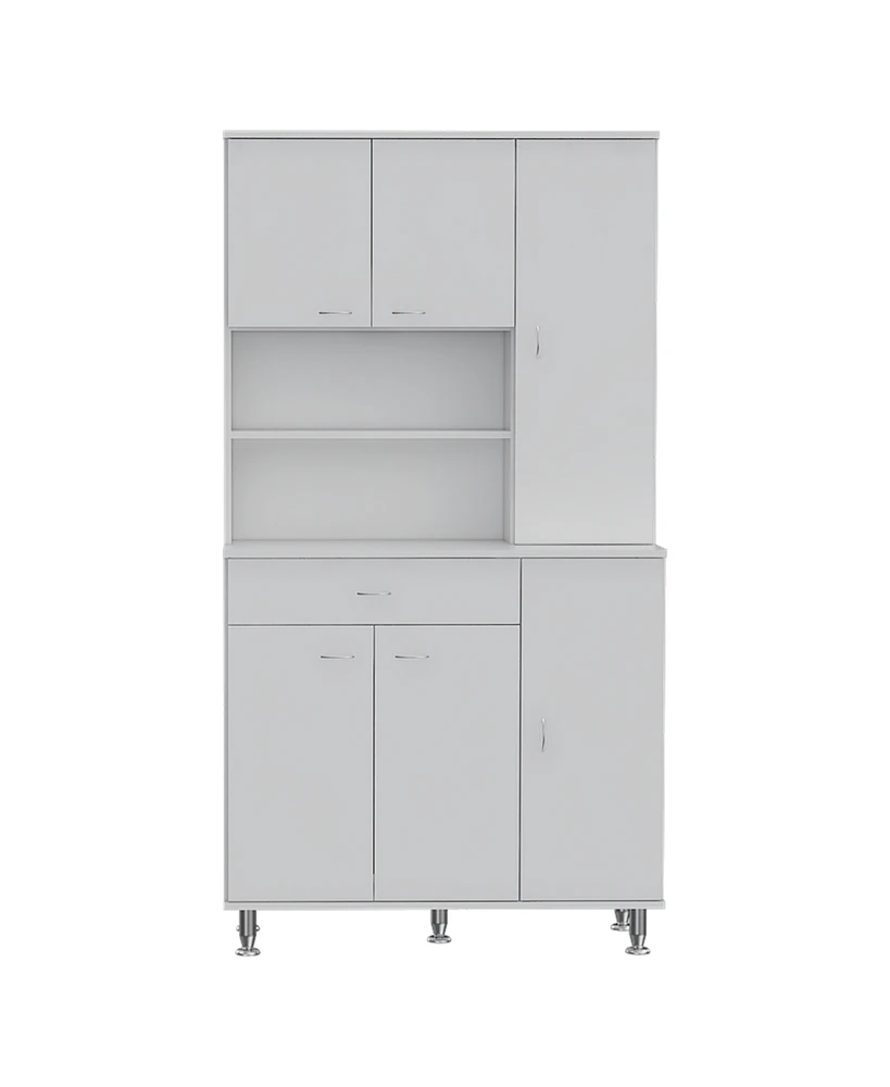 Simplie Fun Tigard 1-Shelf 1-Drawer Pantry Cabinet