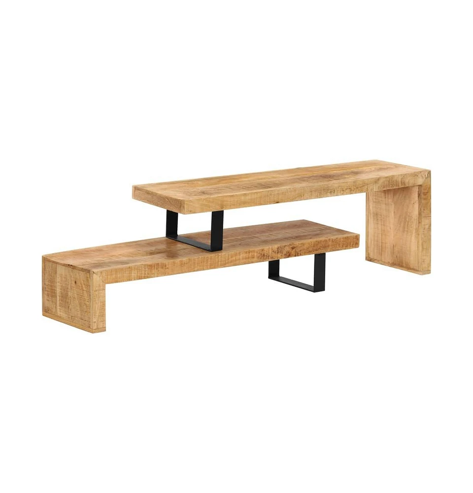 vidaXL Tv Stand Solid Mango Wood