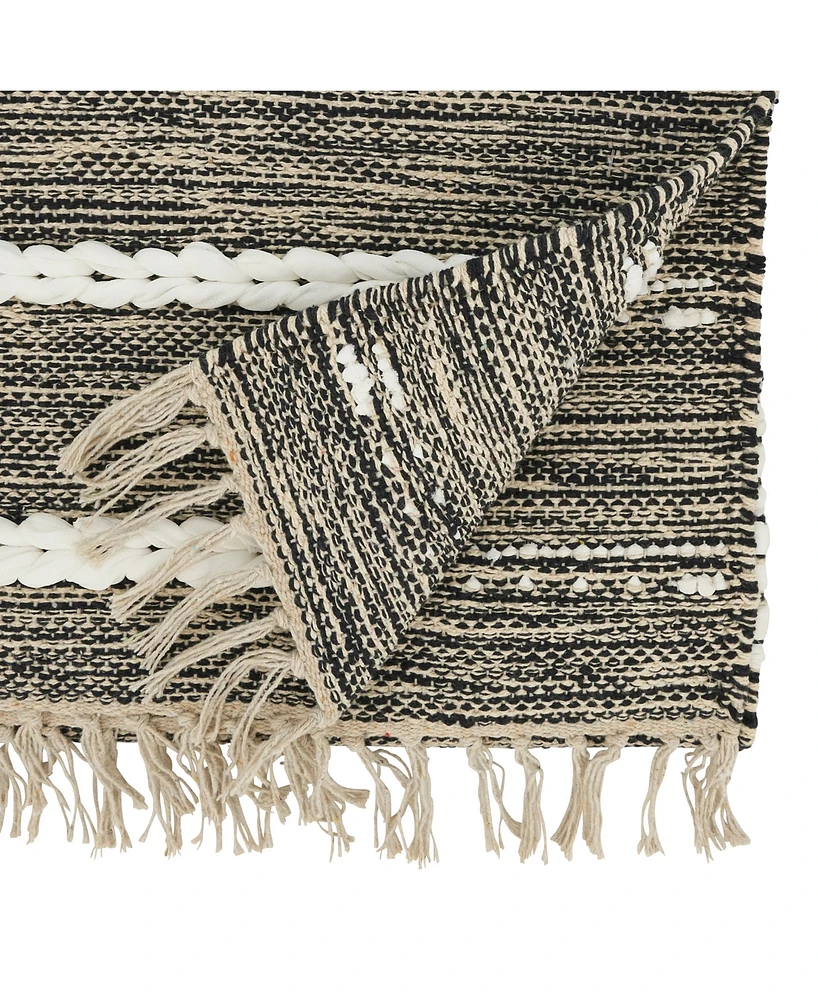 Saro Lifestyle Knot Crafted Table Runner, 16"x72"