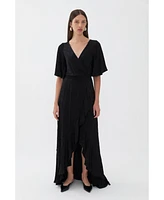 Nocturne Women's Asymmetric Flounce Dress