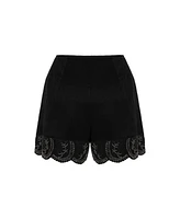 Nocturne Women's Stone Detailed Shorts