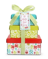 Alder Creek Gift Baskets Sunshine 3 High Gift Tower