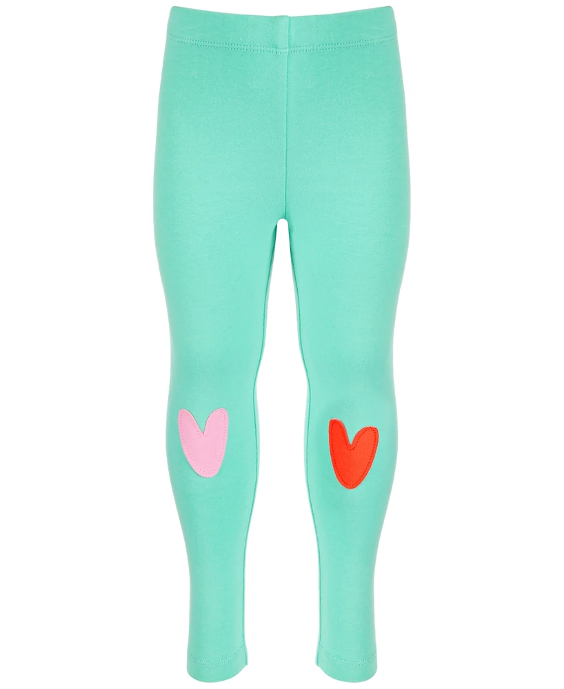 Epic Threads Toddler Girls Heart-Applique Leggings, Created for Macy's