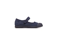 Childrenchic Girls Corduroy Mary Jane Sneakers Navy