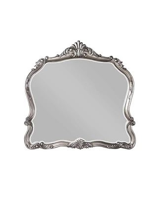 Simplie Fun Ausonia Mirror, Antique Platinum Finish