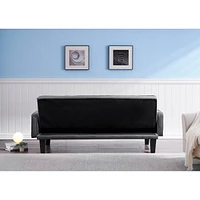 Streamdale Furniture Sofa Convertible Into Sofa Bed Includes Two Pillows 72 Cotton Linen Sofa Bed