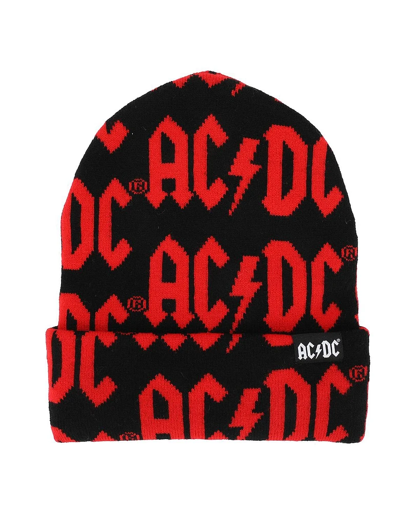 Five Nights at Freddy's Men's Acdc Logo Adult Beanie (One Size)