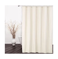 Caromio Waterproof Fabric Shower Curtain Liner with Magnets