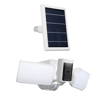 Wasserstein Floodlight and Solar Panel Compatible with Wyze Cam Outdoor/Outdoor V2 & Wyze Battery Cam Pro